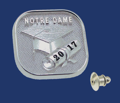 ND Graduation With Year Lapel Pin