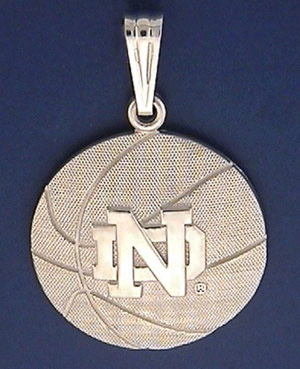 Basketball Pendant with ND Logo