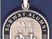 Subway Alumni Pendant