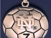 Soccer Ball Pendant with ND Logo