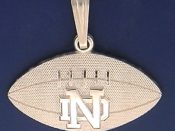 Football Pendant with ND Logo