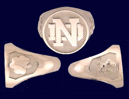 ND Logo Ring with Side Panels