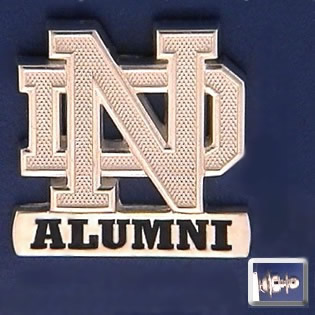 ND Logo Alumni Lapel Pin