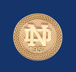 ND Logo with Celtic Border Blazer Button