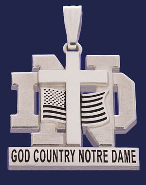 Layered God, Country, Notre Dame® Pendant
