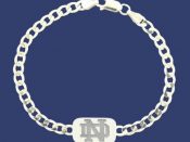 Reversible Tag Bracelet with ND Logo & Leprechaun